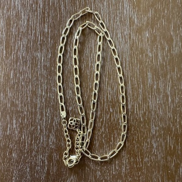 Small Paperclip Chain Necklace in Sterling Silver | Kendra Scott Kendra Scott Shiny Paperclip Necklace